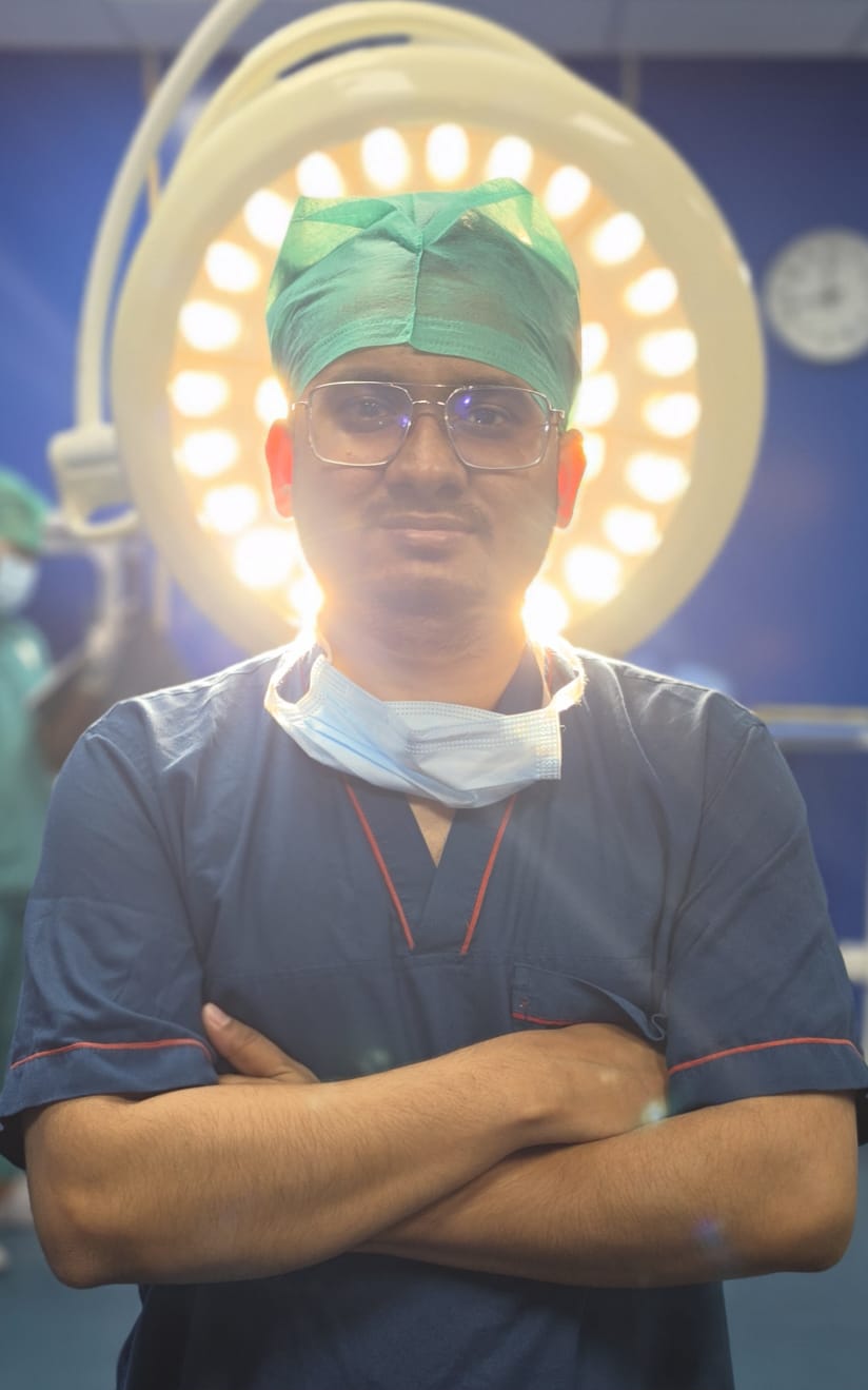 Dr. Imdadul Haque in the operating theatre